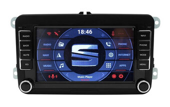 7" VW, Škoda, Seat - Android 13 - gps rádio - 7