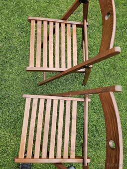 2x SKLÁDACÍ ŽIDLE IKEA TERJE - 7