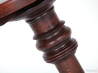 Klavírní, výškově stavitelná židle, stolička THONET No.3 - 7