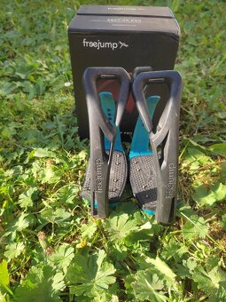 Modré freejump třmeny, řemeny Kentaur a obaly - 7