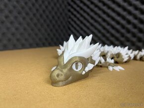 Flexibilný kryštálový drak 3D tisk - 7