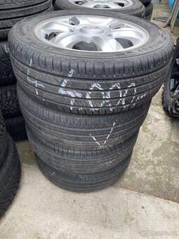 Alu kola 4x100 včetně letních pneu 195/55 R15 - 7