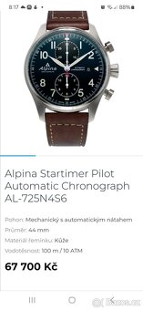 Alpina startimer pilot automat chronograph - 7