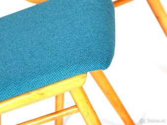 Designové jídelní retro židle TON, 4 kusy. - 7