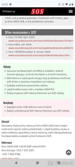 EMU 4040 zvuková karta USB Creative - 7