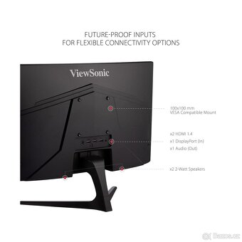 Herní 24" ViewSonic VX2418C Gaming záruka - 7