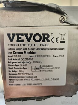 Nový výrobník zmrzliny YKF 618 - 7