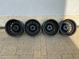 Originální pevné plechové disky + poklice AUDI R16 A8 - 7