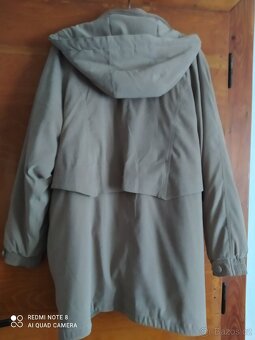 Dám. bunda (parka) starorůžová barva, vel.44, jarní,zimní - 7