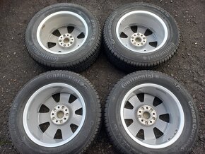 Prodám sadu Orig ALU kol Audi 215/65R16 zimní - 7