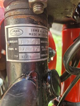 Jawa 350 typ 634  stk 29 rv 78 - 7