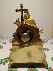 Starožitné krbové hodiny - 7