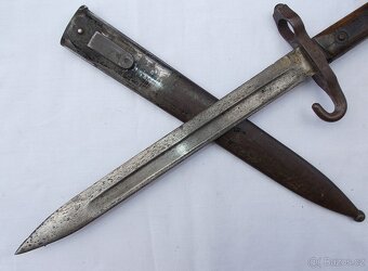 R.U. bodák, bajonet Mannlicher M95 s muškou. - 7