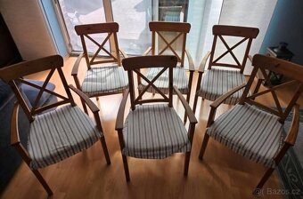 JÍDELNÍ SET IKEA LEKSVIK - 7