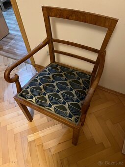 Židle/křeslo art deco repasované starožitnosti - 7