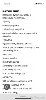 Digitální piano Sencor SDP 200 - 7