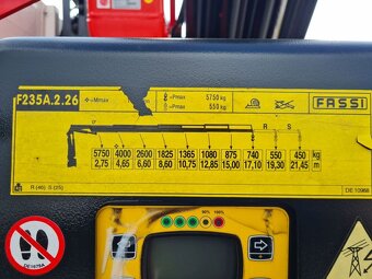 MAN TGS 26.470 BL - 6x2 – Valník + HR-Fasi F 235 A – EURO 6 - 7