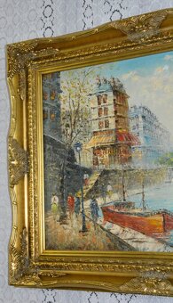 Obraz - Imprese - Paris - olej na plátně - 7