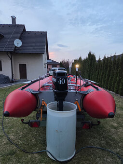 Nafukovací loď pro 10 lidí + vlek - 7