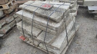 Stará žulová dlažba, kamenná dlažba, zápražáky, 36,2 m2 - 7