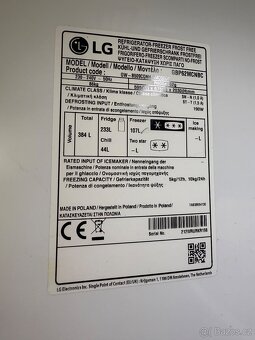 LG GBP62MCNBC – moderní No Frost chladnička s mrazákem dole - 7