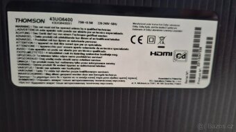 Smart Televize Thomson 4K Ultra HD 109 cm - 7