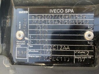 Iveco Daily 50C15 novy 3S sklapeč N1 - 7