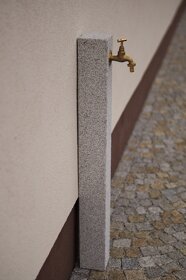 Vodovodní zahradní sloupek z masivní přírodní žuly (granit) - 7