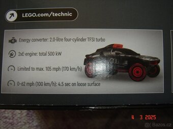 Prodám nové, nerozbalené LEGO® Technic™ 42160 Audi RS Q e-tr - 7