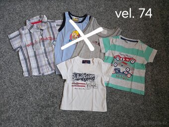 Dětské oblečení vel. 68, 74 - 7