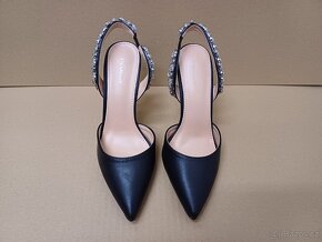 Černé lodičky volná pata vel.37 - 7