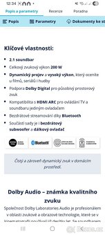 Tcl soundbar 2.1 WiFi subwoofer - 7