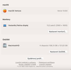 Macbook PRO 13, 16GB RAM - 7
