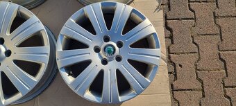 Alu kola originál Škoda Superb 5x112 6x17 ET45 3T0 601 025 J - 7