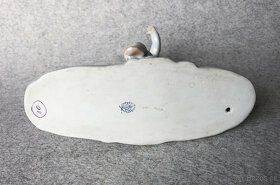 Chlapec jedoucí na šneku - Herend porcelán - 1960-69 - 7
