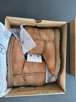 Zimní boty UGG Kids Clasic II Chestnut vel. 36 - 7