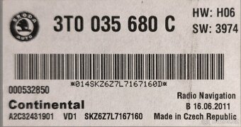 Columbus RNS510 3T0035680C LED aktualizované - 7