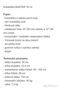 Koloběžka MASTER RIDE 16-12 - 7