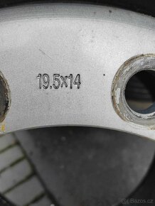 Návěsové pneu + disk 435/50 R19,5 - 7