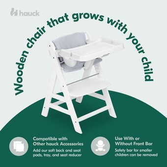 Dětská židle Hauck Alpha+ Grow Along stavitelná - 7