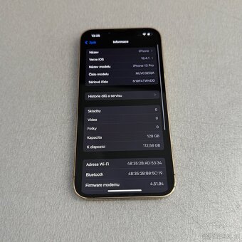 iPhone 13 Pro 128GB zlatý, 100% baterie, 12 měsíců záruka - 7