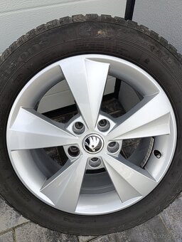 Pěkná originální ALU kola Škoda Octavia 3 205/55 R16 - 7