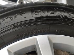 Alu Vw 5/112 r16 + 215/60 r16 letní - 7
