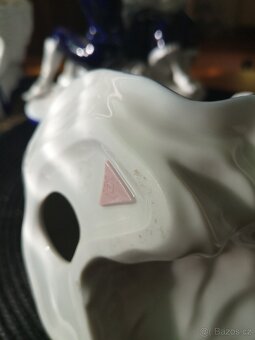 porcelánové sošky krajkové - 7