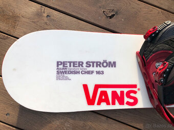 Snowboard Allian Promodel s vazanim Burton Cutom - 7