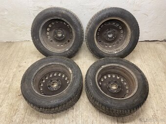 4x PLECHOVÝ DISK 6Jx15H2 ET47 5x112 S PNEU BARUM 195/65R15 - 7