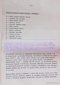 Prodám univerzální kuchyňský stroj M 051 - 7