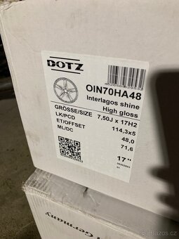 Honda disky 17” 7,50Jx17H2, rozteč 5x114,3 ET48 - 7