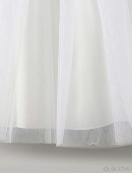 Šaty pro družičku a bolerko, vel. 140, NOVÉ - 7