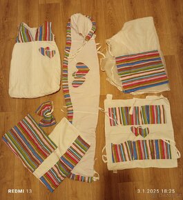 Fusaky,pytle,mantinel + kapsář,deky,věci do postýlky - 7